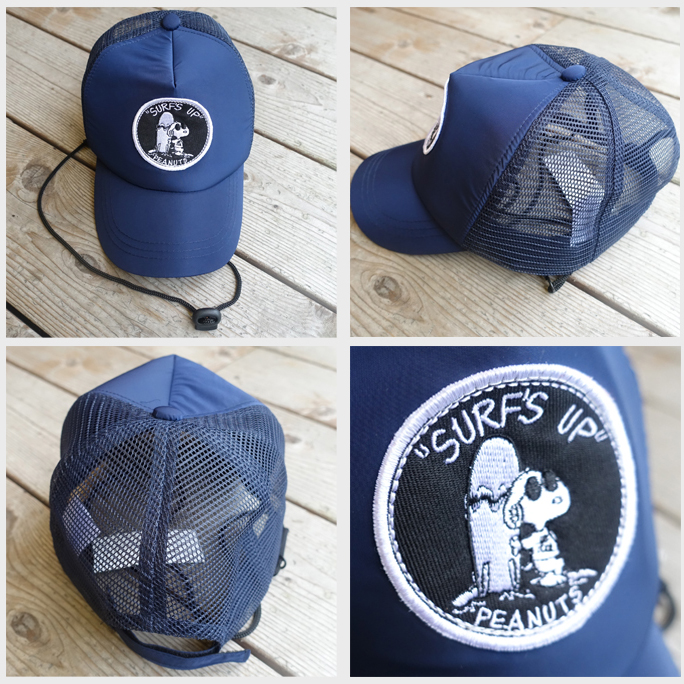 서핑모자 서프햇[PEANUTS] PEANUTS SURF CAP NVY	 (피넛츠 서프업 서프캡 네이비)