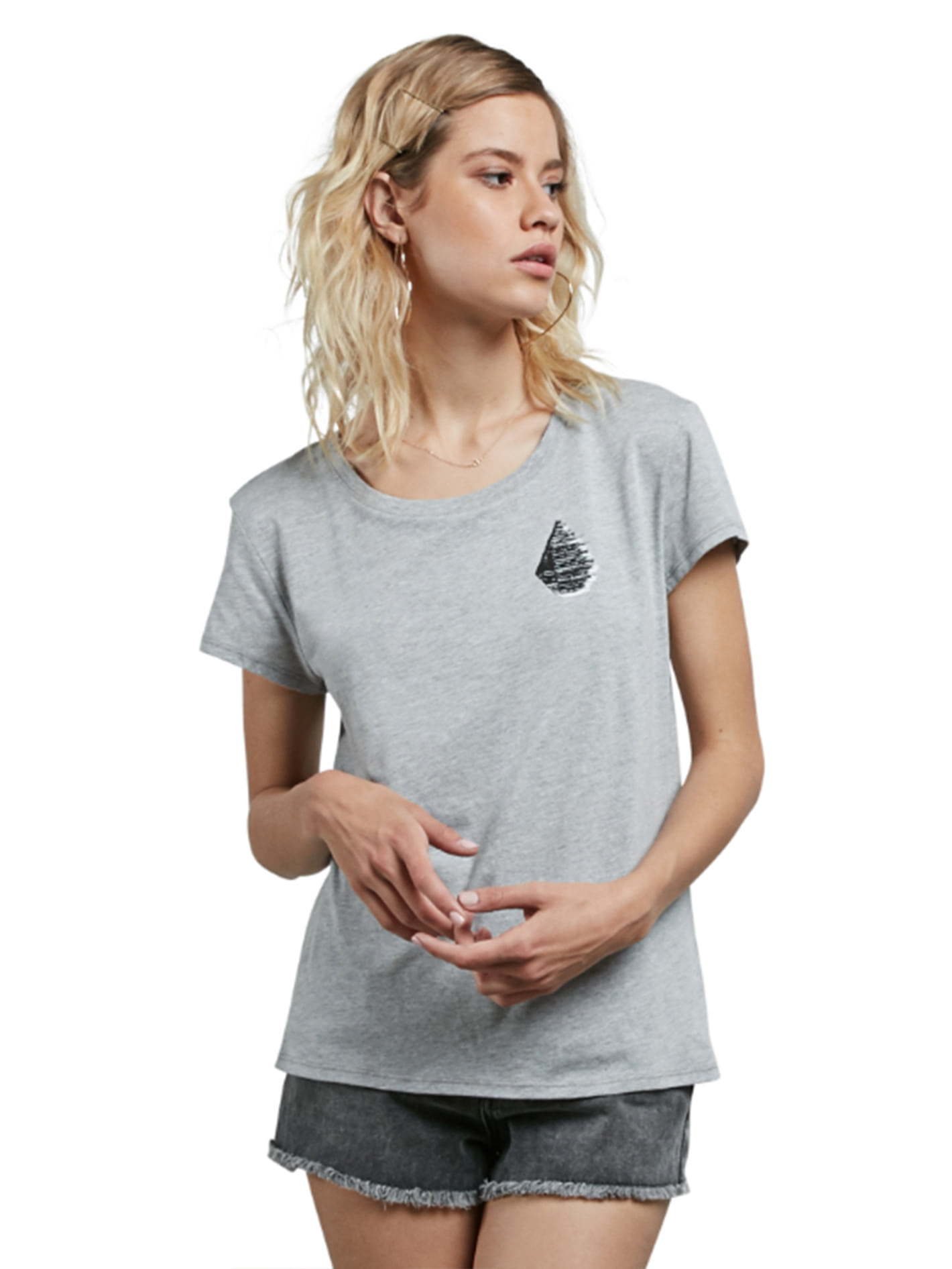 VOLCOM] 볼컴 우먼스 반팔티 EASY BABE RAD 2 TEE (HEATHER GREY)