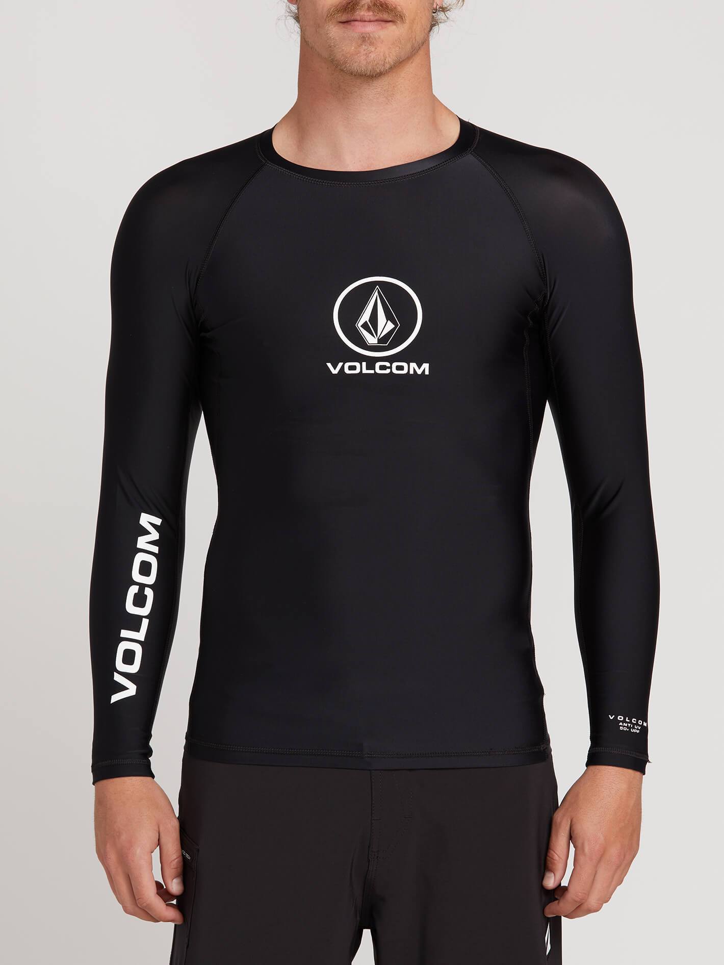 [VOLCOM] 볼컴 래쉬가드 2020 LIDO SOLID LONG SLEEVE RASHGUARD (BLACK)