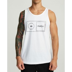 [RVCA] SPORT BALANCE BOX TANK WHT 루카 밸런스 박스 탱크탑 화이트