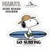 서핑 스티커 SNOOPY SURFBOARD STICKER 스누피 스티커 - GO SURFING