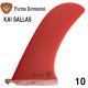 서핑롱보드핀 카이살라스 10 [FLYING DIAMONDS] KAI SALLAS CAT WALK PIVOT RED