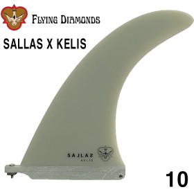 서핑롱보드핀 카이살라스 10.0 [FLYING DIAMONDS] KAI SALLAS X KELIS WHITE SAND
