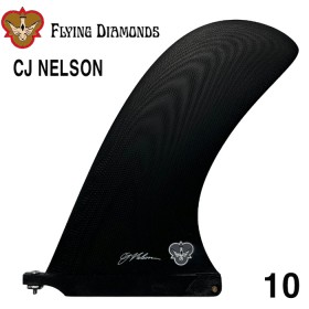 서핑롱보드핀 씨제이넬슨 10.0 [FLYING DIAMONDS] CJ NELSON CALI PIVOT BLACK