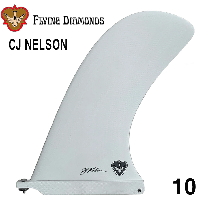 서핑롱보드핀 씨제이넬슨 10.0 [FLYING DIAMONDS] CJ NELSON CALI PIVOT RED